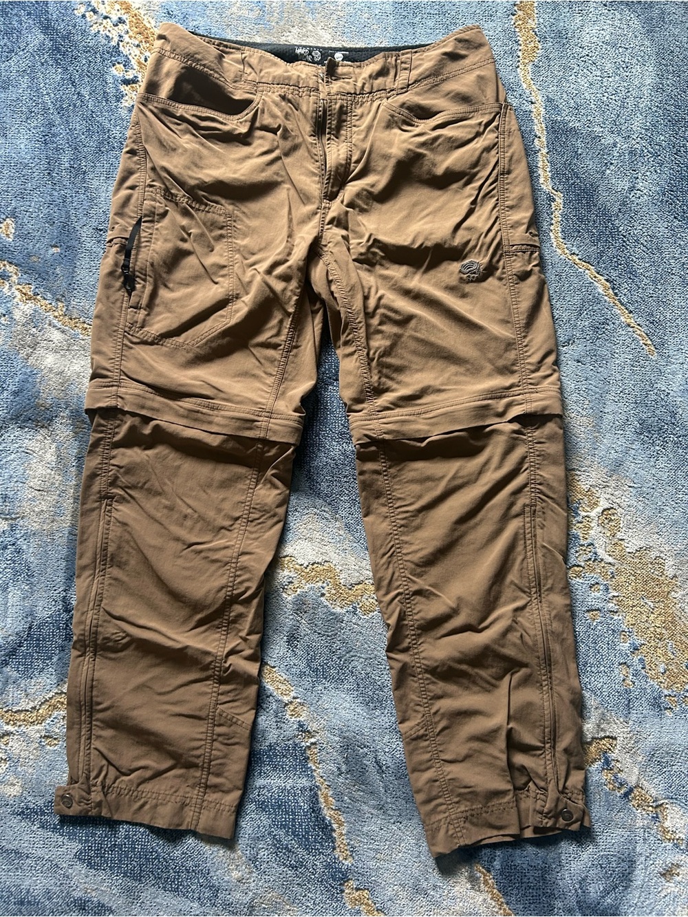 Mountain Hardwear Men's Brown Convertible Cargo Pants